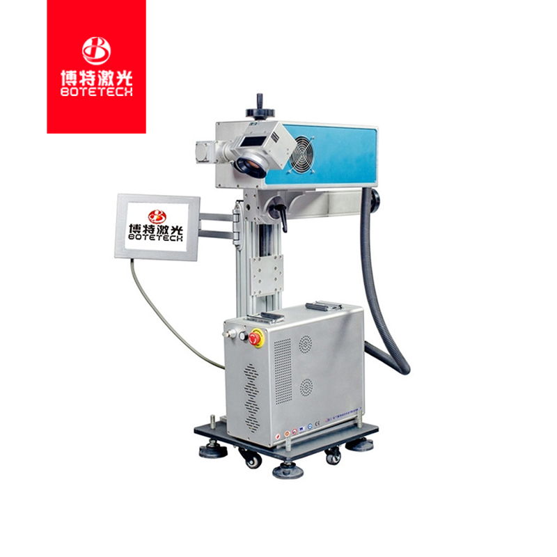 線纜管材產(chǎn)品追溯，飛行激光噴碼機