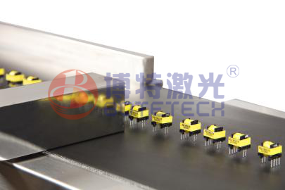 綠光激光打標機在變壓器行業中實行噴碼作用