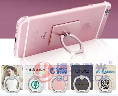 手機配件打標個性化手機支架激光打標機介紹
