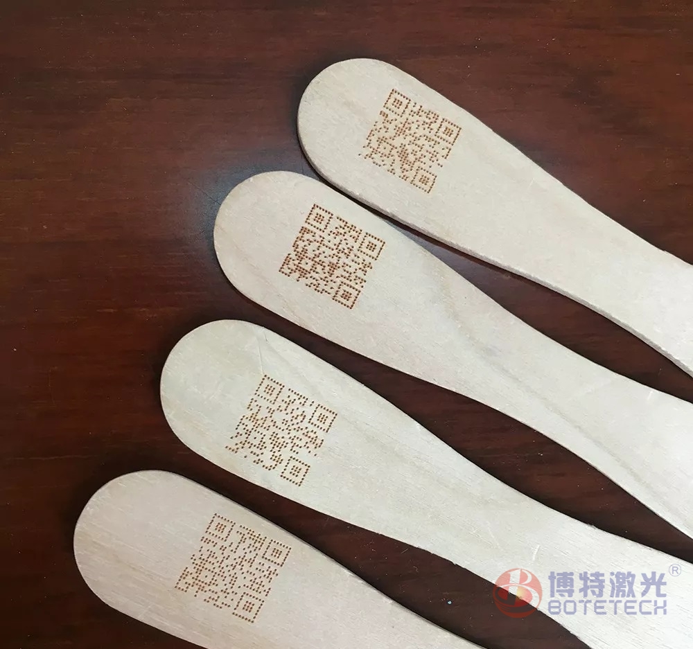 雪糕棍CO2激光打標 雪糕棍CO2激光打標