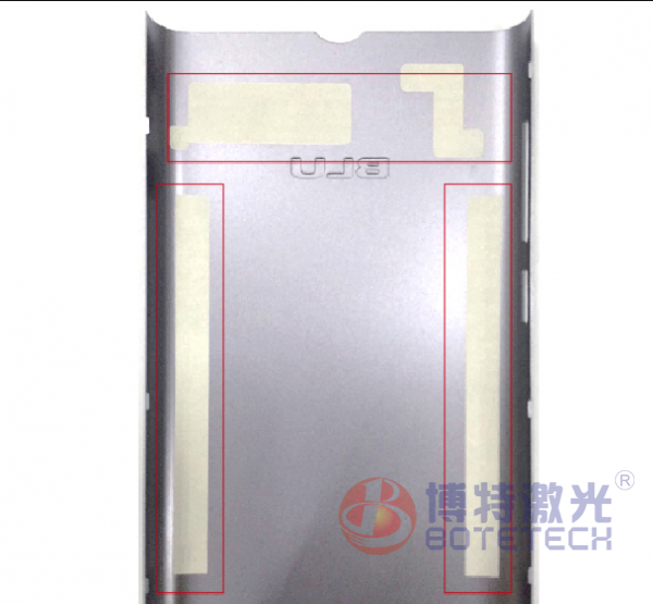 激光鐳雕之手機(jī)中板魚(yú)鱗紋狀導(dǎo)電位工藝