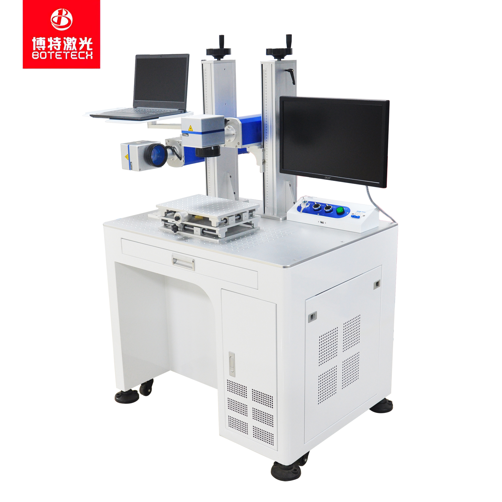 五金工作激光打標機